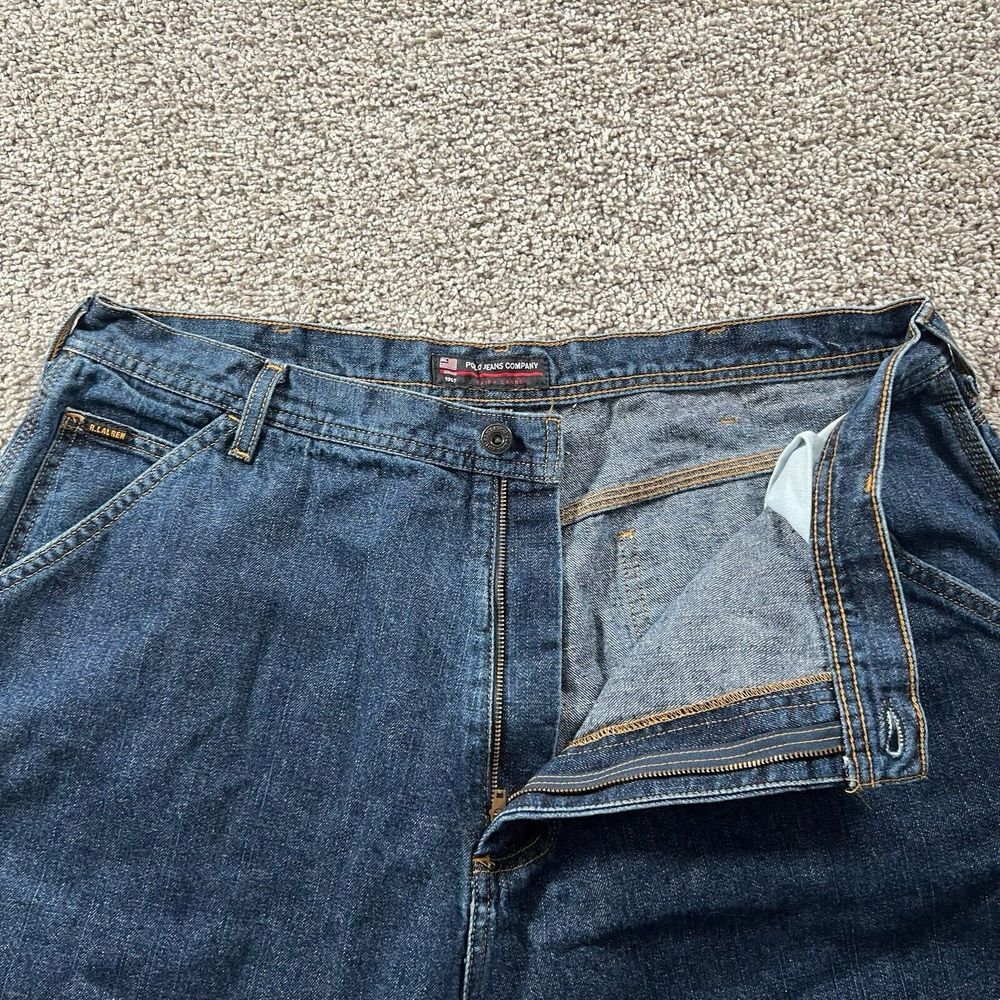 Vintage Polo Ralph Lauren Jeans Mens 38x34 Denim 90s Streetwear Baggy Skater Y2K - Picture 2 of 16